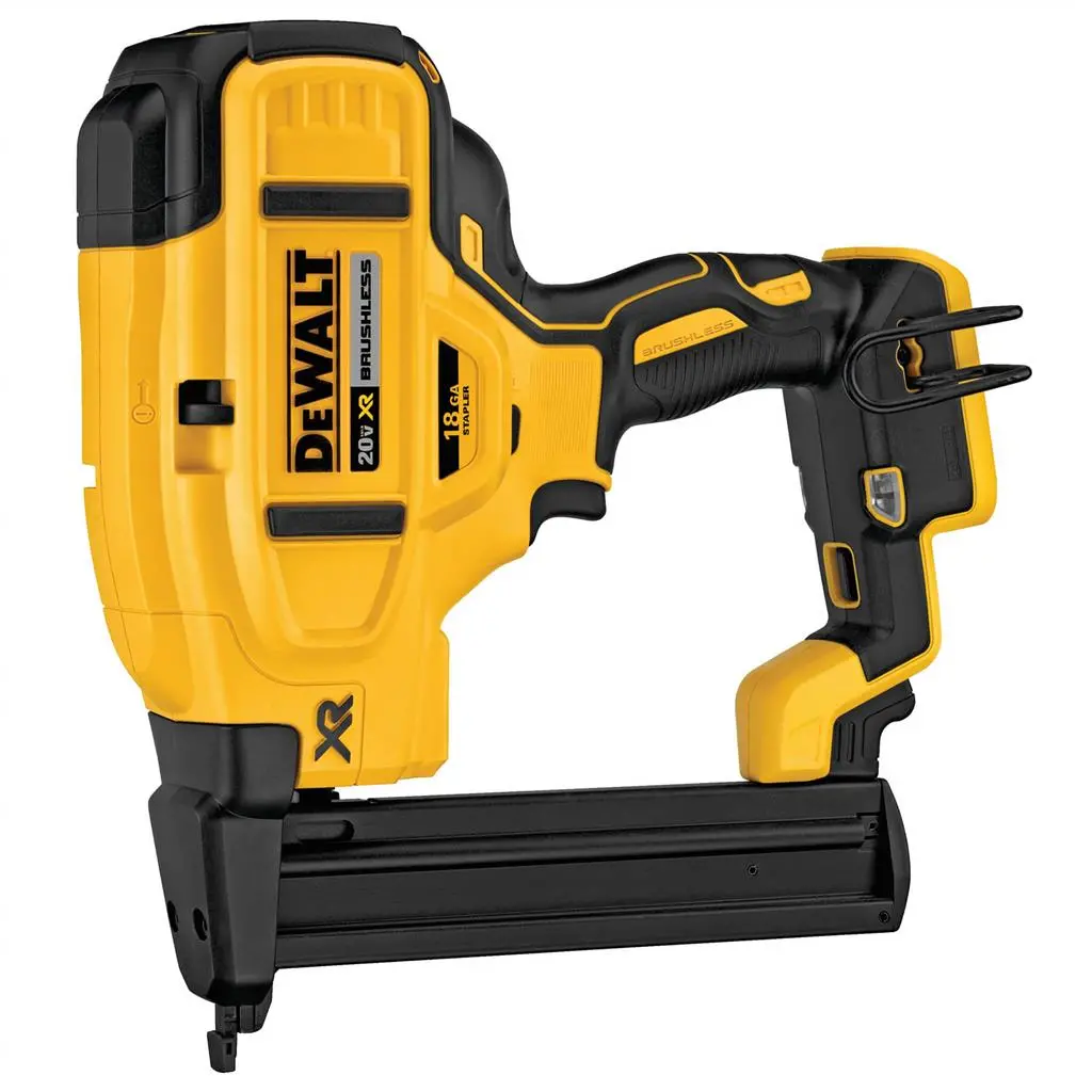 Dewalt Dcn681b 20-Volt Max Xr Lithium-Ion 18-Gauge Cordless Brushless Narrow Crown Stapler (Tool Only) 1