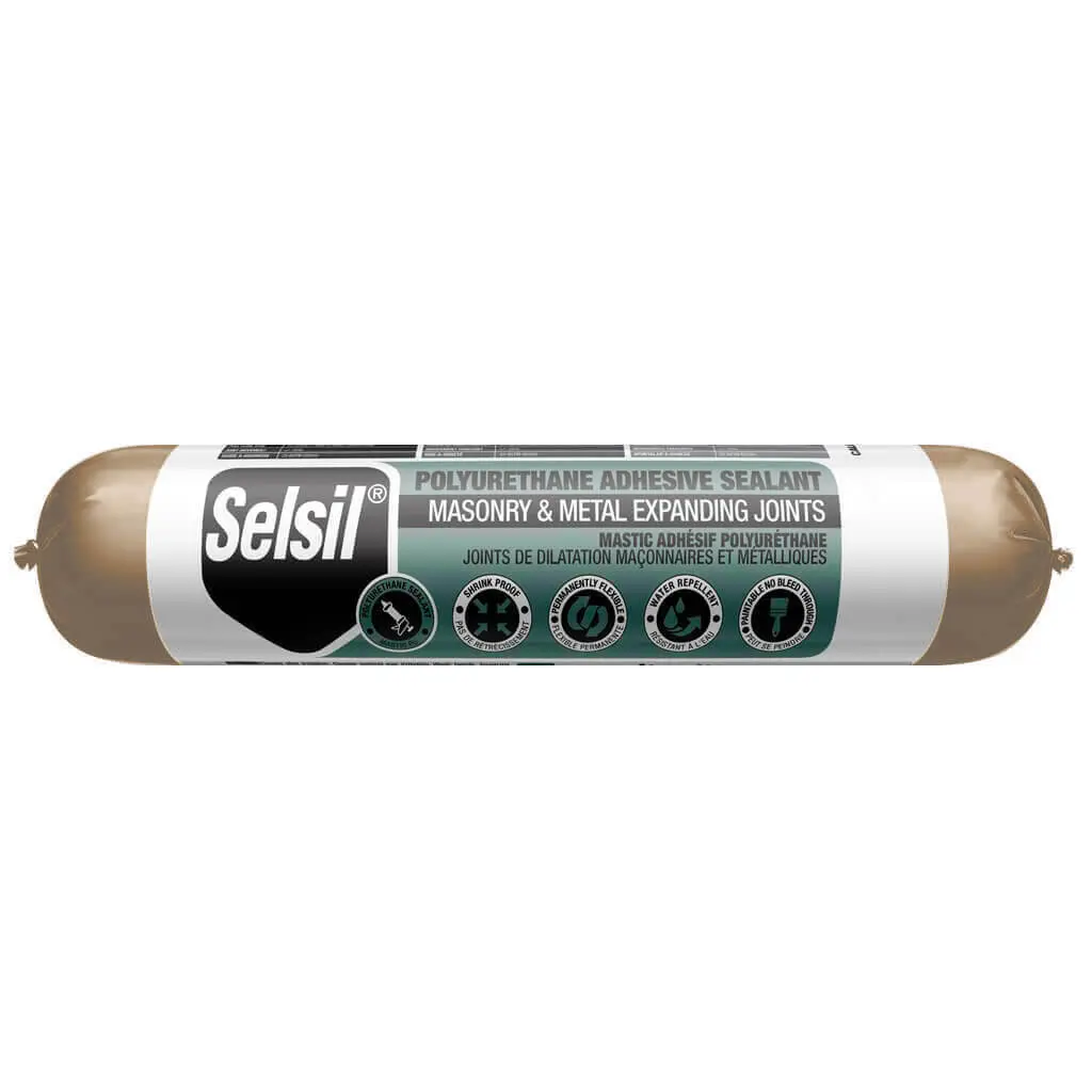 Selsil 600 Ml Sandalwood Masonry And Metal Expanding Joints Polyurethane Adhesive Sealant Sausage 1