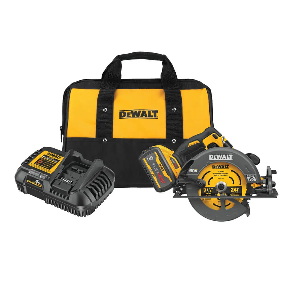 Dewalt Dcs578x1 Flexvolt 60-Volt Max 7-1/4 In. Brushless Circular Saw Kit 1