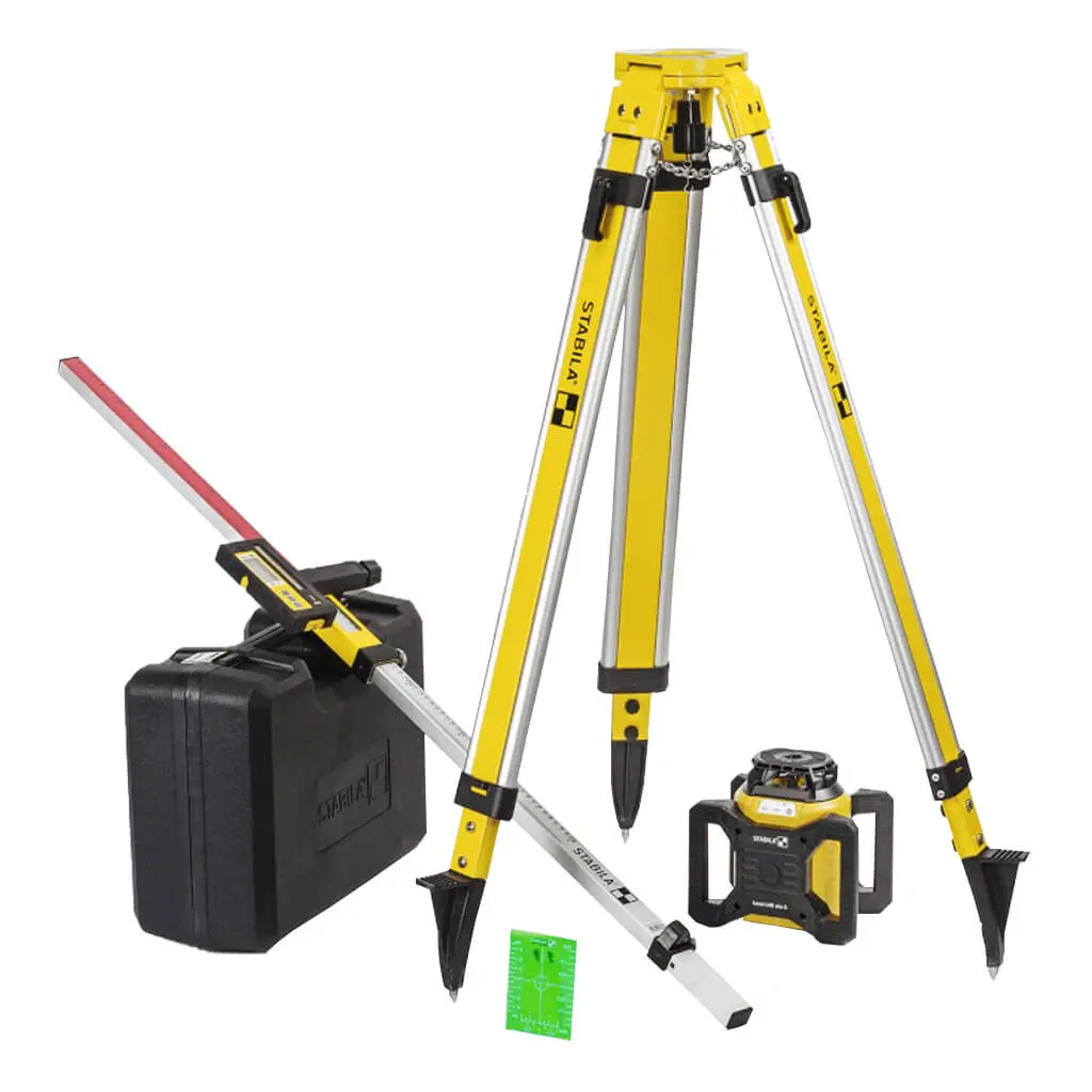 Stabila 04500Tr Lar160g 1800 Ft. Green Rotary Laser Kit With Tripod 1