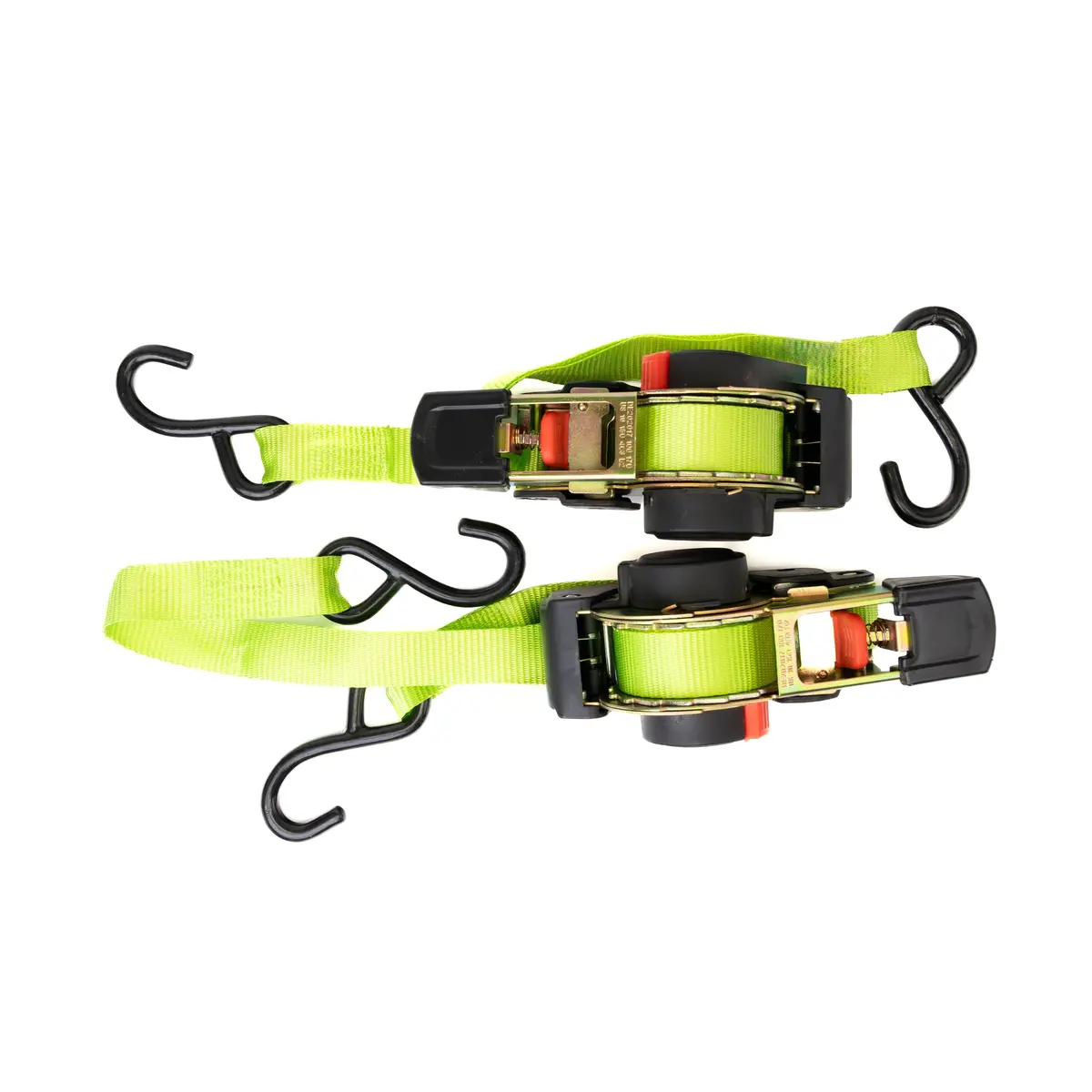 Gekko 1 In. X 12 Ft. Ratchet Tie Down Strap (2-Pack) 1