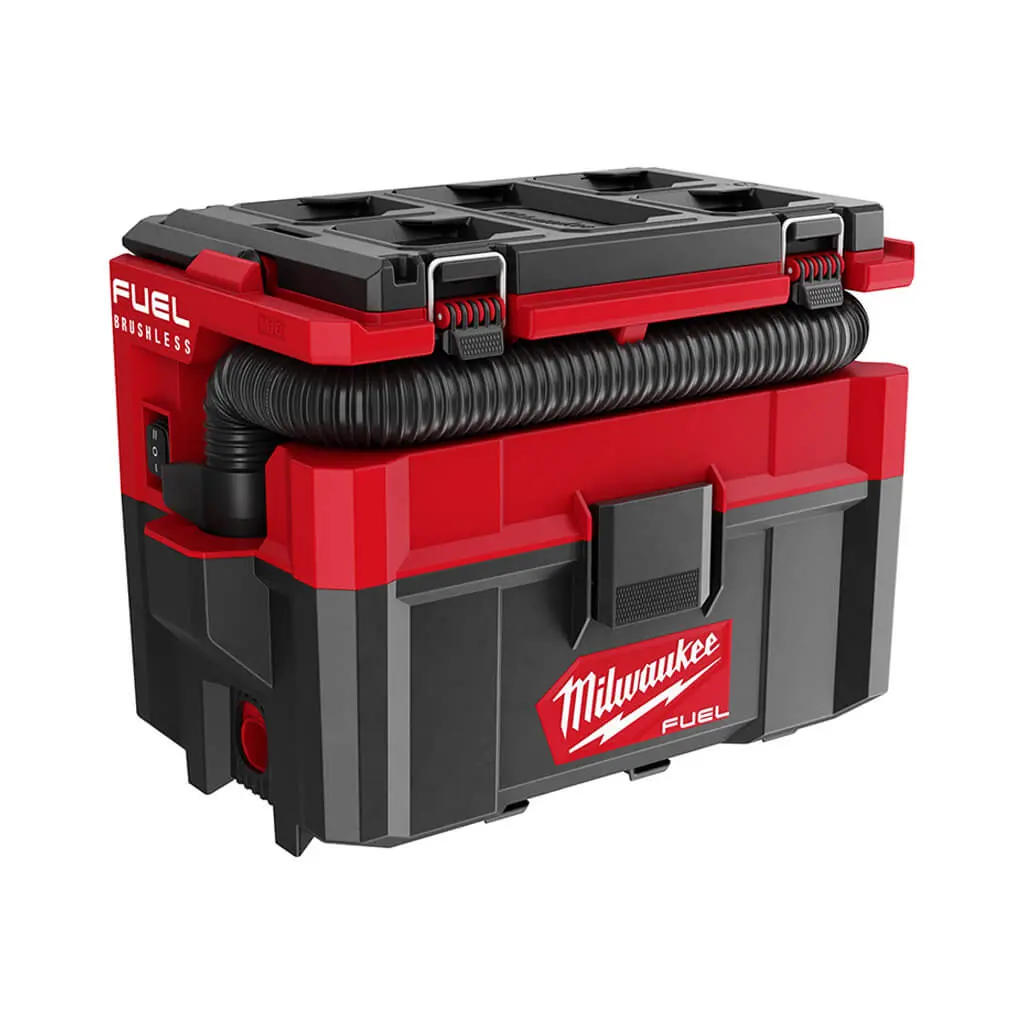 Milwaukee 0970-20 M18 Fuel Packout 18-Volt 2.5 Gallon Cordless Wet/Dry Vacuum (Tool Only) 1