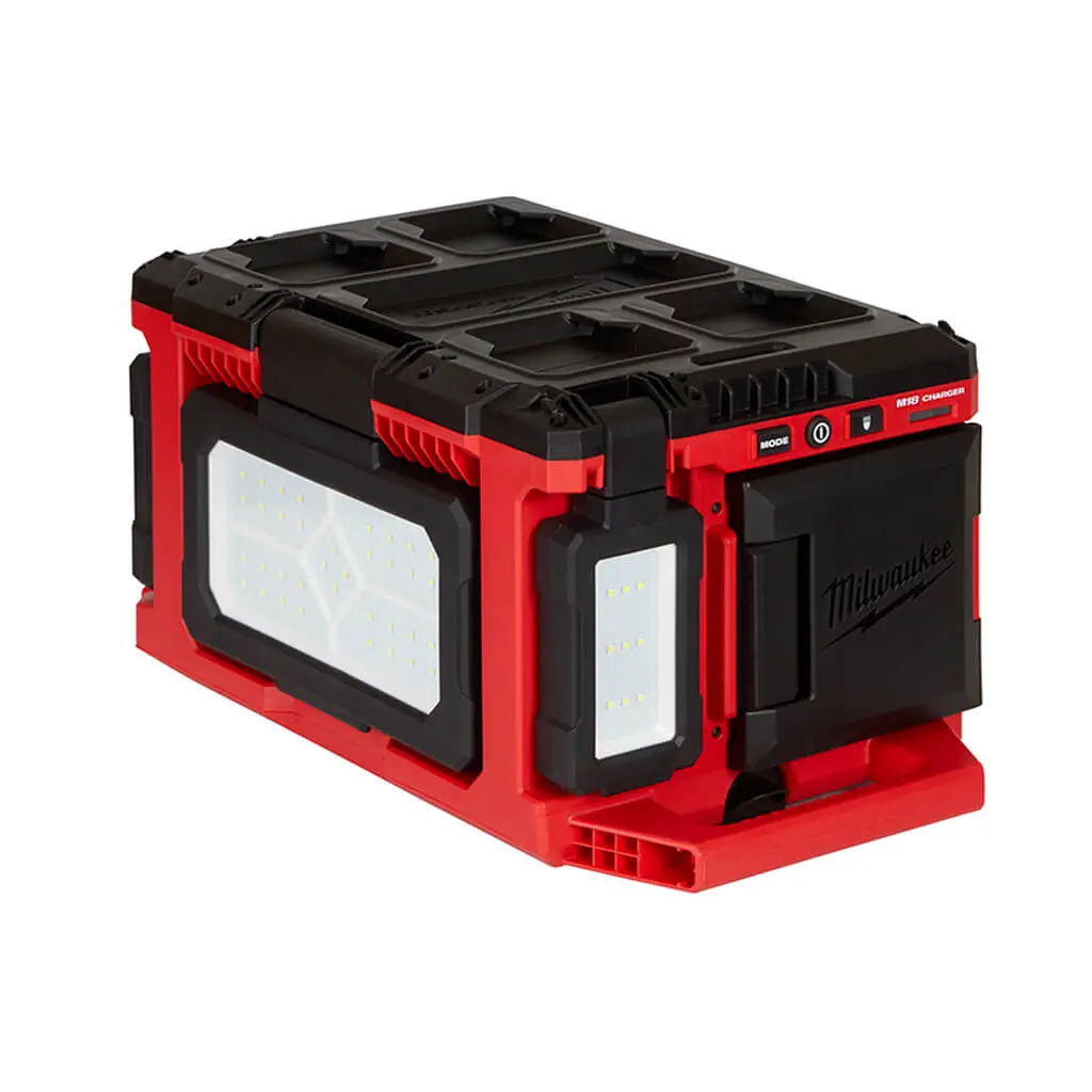 Milwaukee 2357-20 M18 Packout 18-Volt Lithium-Ion 3,000-Lumen Led Area Work Light (Tool Only) 1