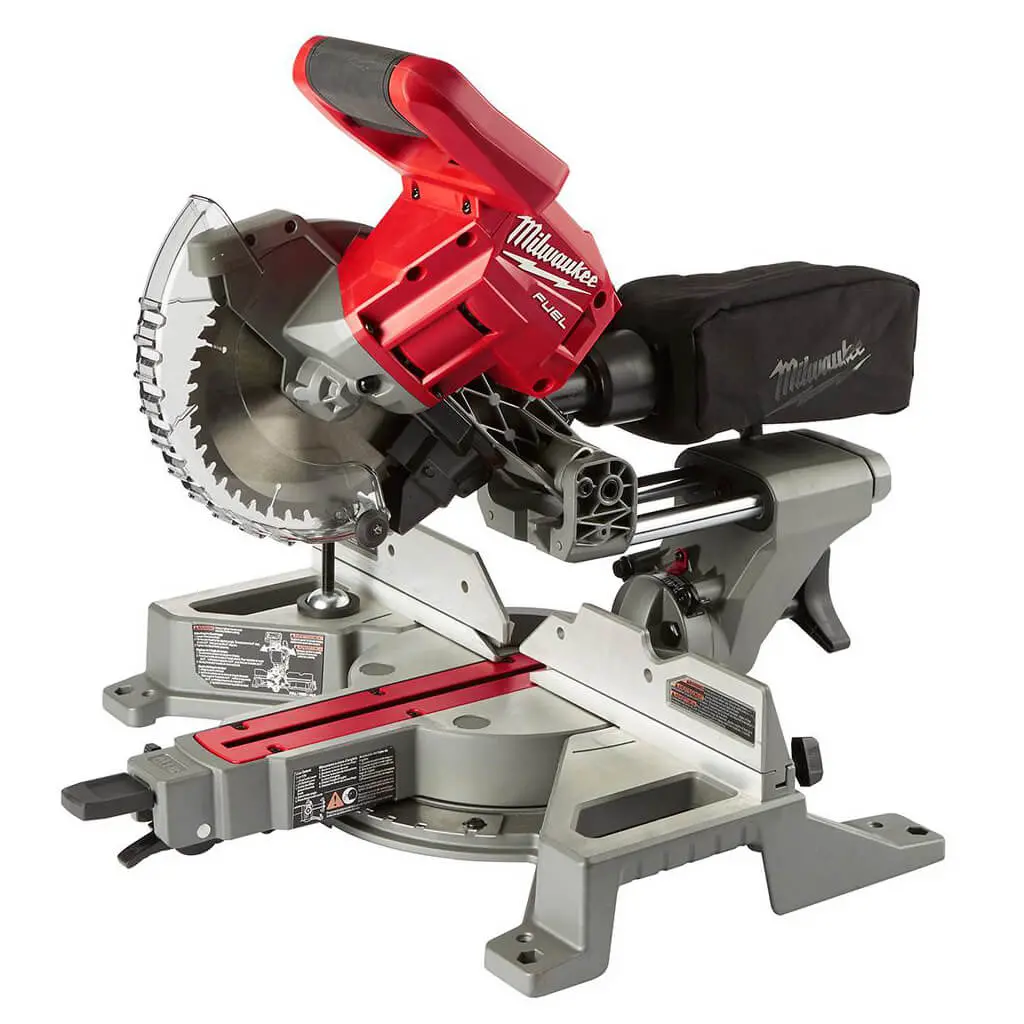 Milwaukee 2733-20 M18 Fuel 18-Volt Lithium-Ion 7-1/4 In. Brushless Dual Bevel Sliding Mitre Saw (Tool Only) 1