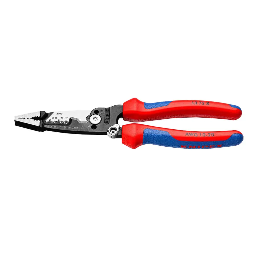 Knipex 13 72 8 8 In. Forged Wire Stripper 20-10 Awg 1