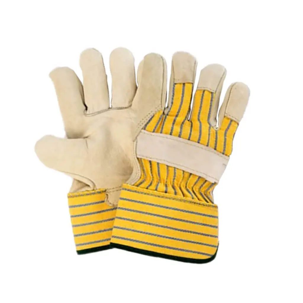 Wayne Safety 45I-7Msrlun Large Unlined Cow Grain Palm Gloves 1