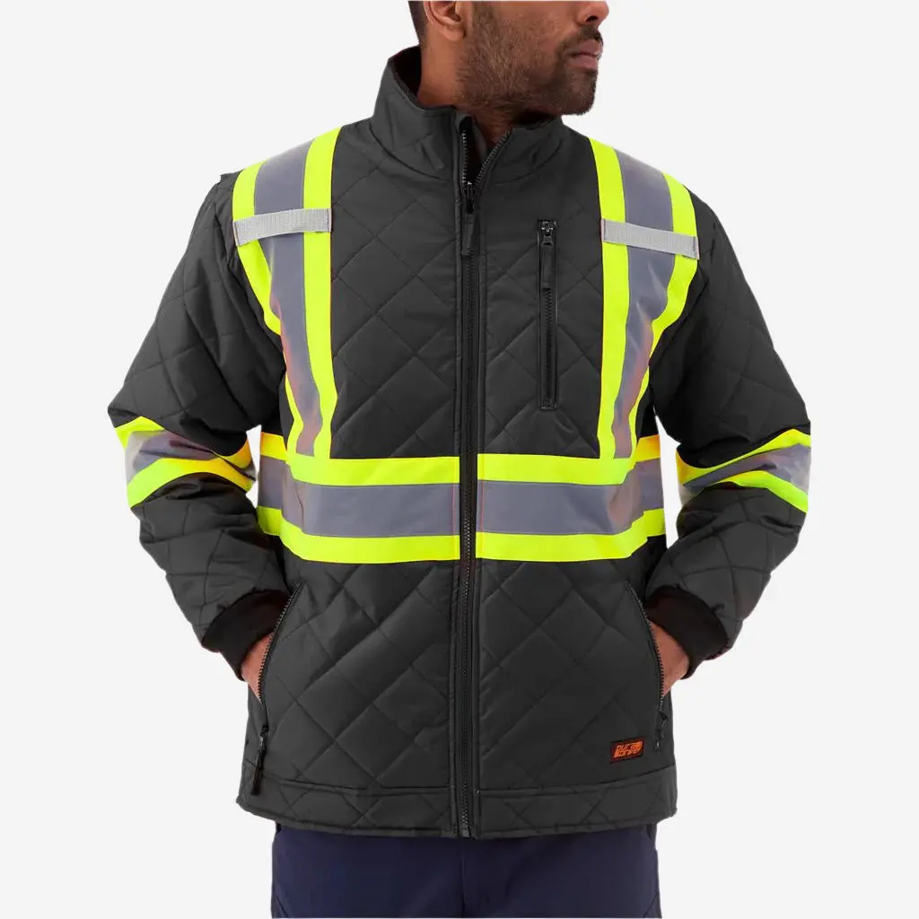 Duradrive 31032 Hi-Vis Lined Freezer Jacket - Black 1