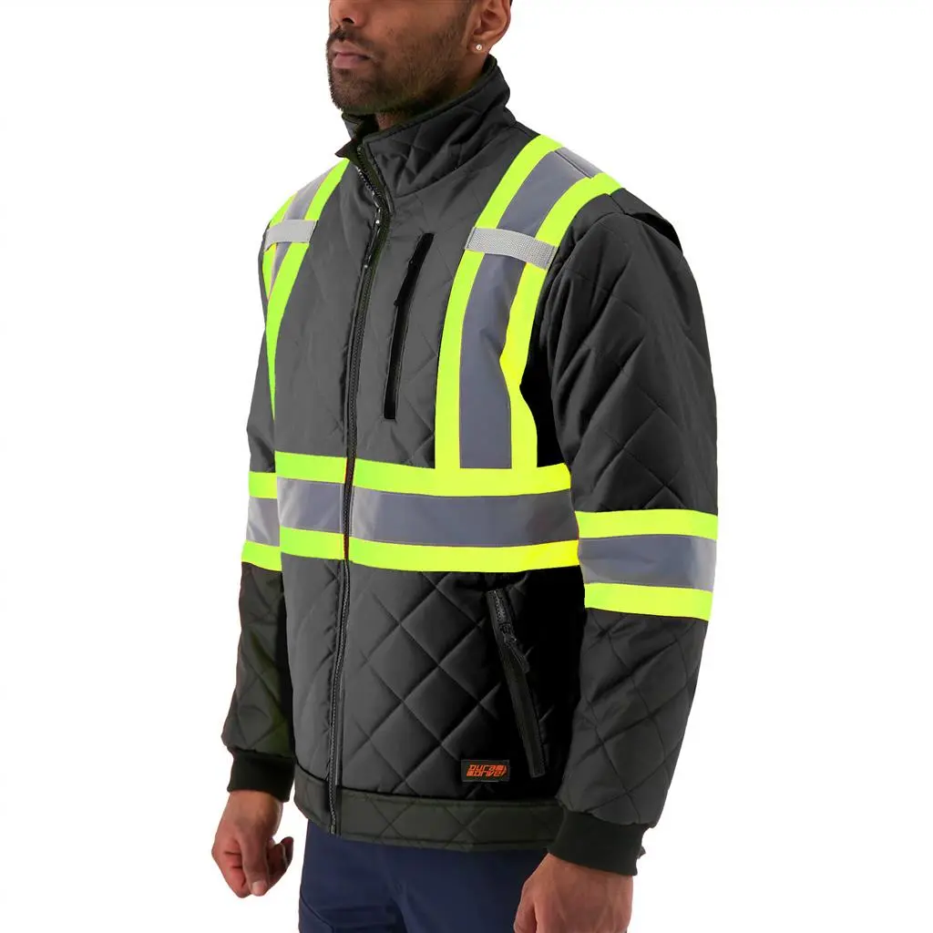 Duradrive 31032 Hi-Vis Lined Freezer Jacket - Black 2