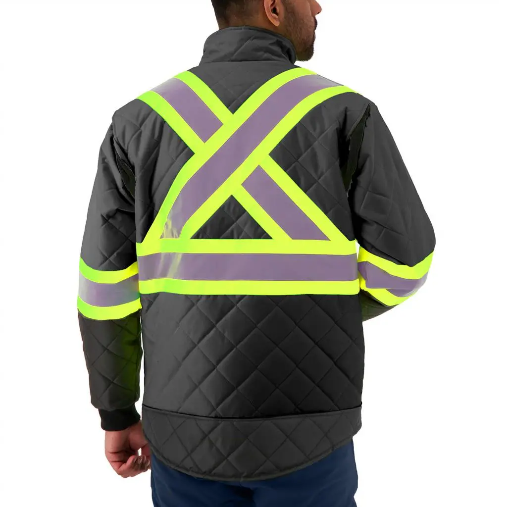 Duradrive 31032 Hi-Vis Lined Freezer Jacket - Black 3