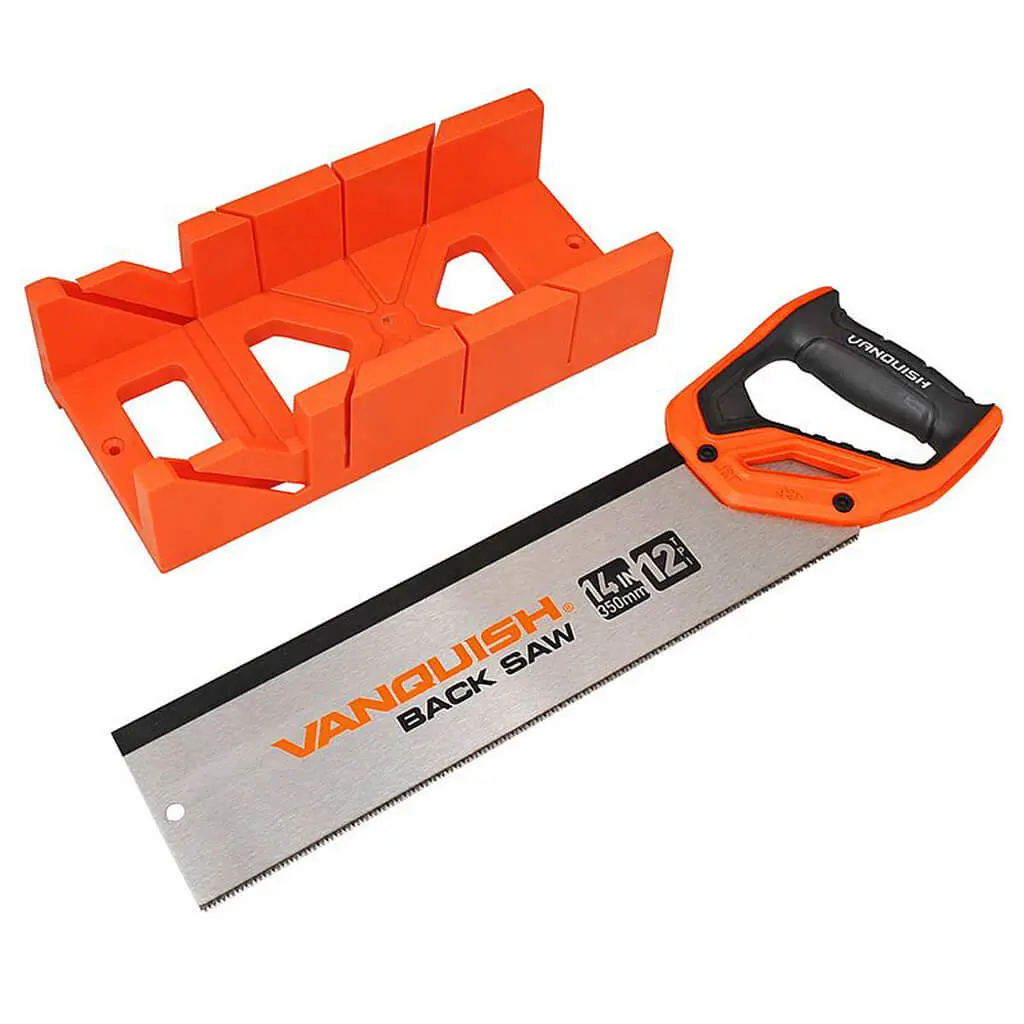 Vanquish 4809 14 In./350 Mm 12-Tpi Back Saw With Mitre Box 1