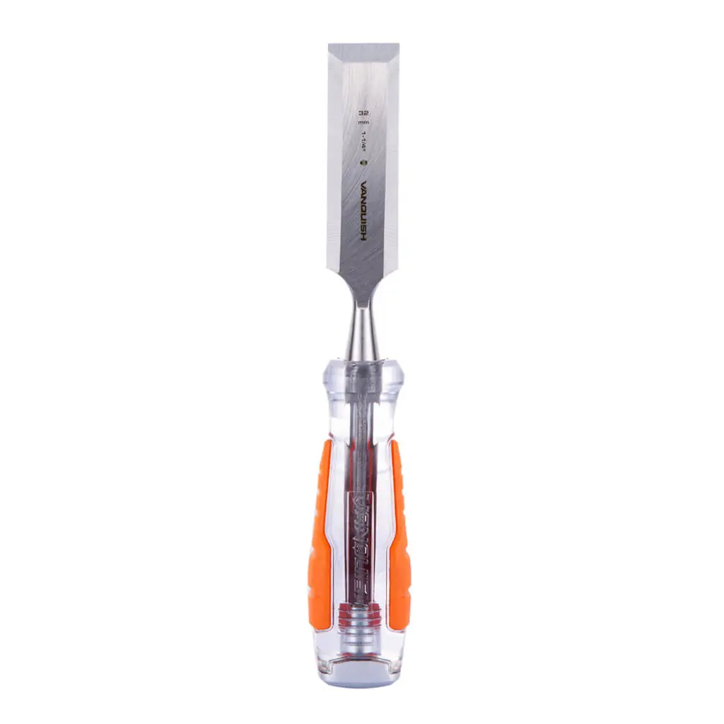 Vanquish 1-1/4 In Chrome Vanadium Steel 2.95 In High Impact Wood Chisel 1