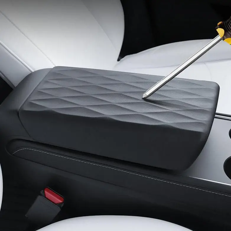Model Y / 3 Armrest Box Decorative Cover For Tesla Tpe Material, Scratch-Resistant And Wear-Resistant For Tesla(2017-2023) 1