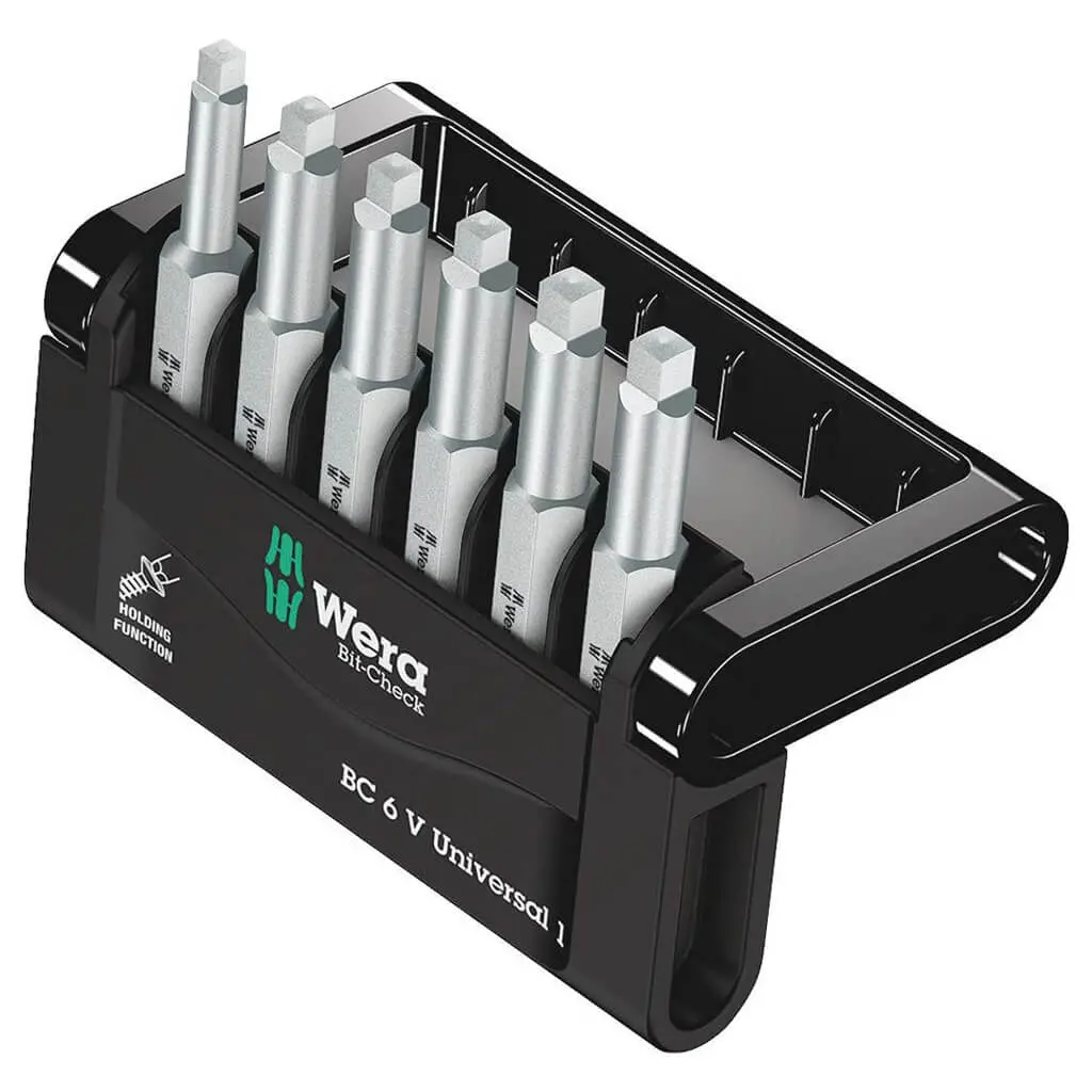 Wera 05136379001 6-Piece Bit-Check 6 V Universal 1 Bit Set 1