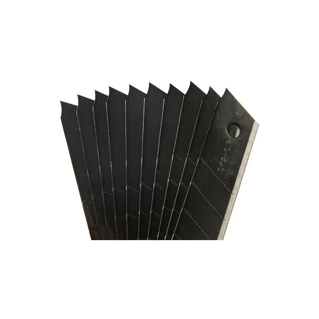 Sabercut Ultra Sharp Laser Edge Black Blades 18Mm 10/Pack 1