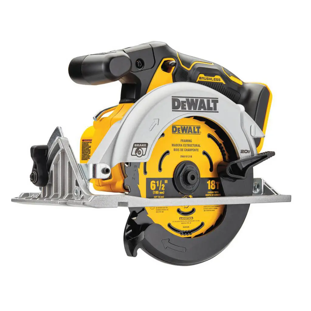 Dewalt Dcs565b 20-Volt Max Lithium-Ion 6-1/2 In. Brushless Circular Saw (Tool Only) 1