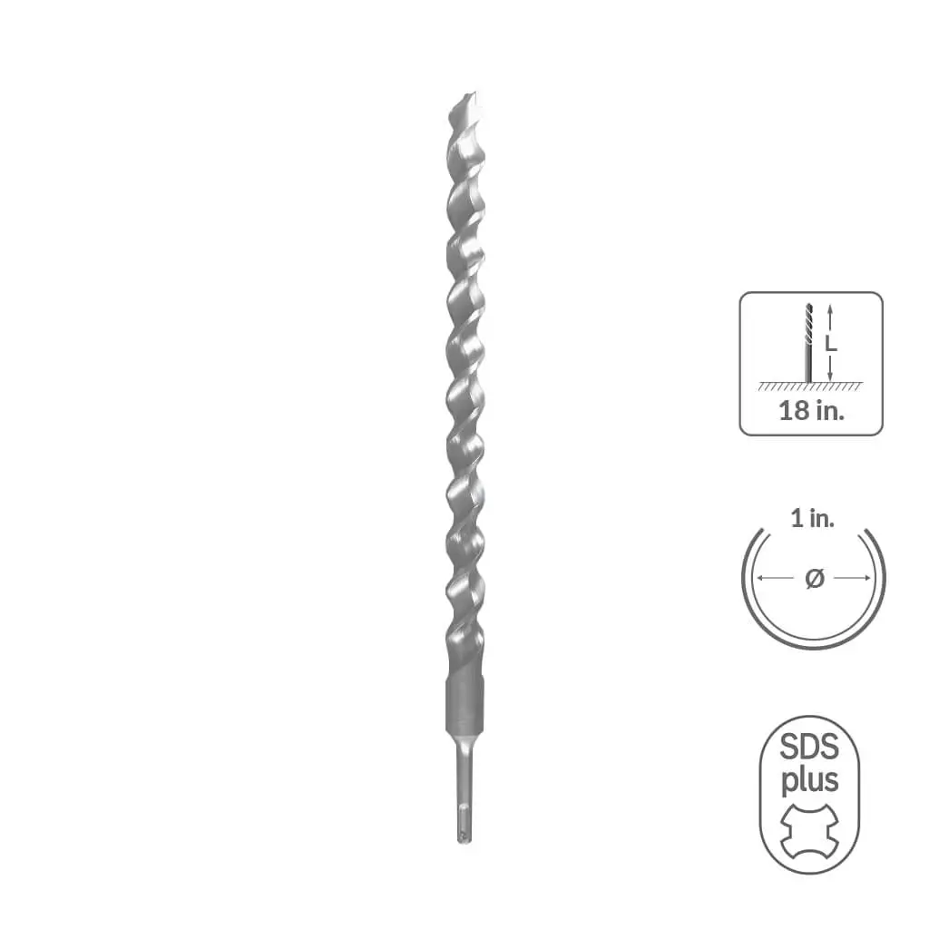 Sabercut 1 In 18 In Carbide Tipped 2-Cutter Drill Bit 1