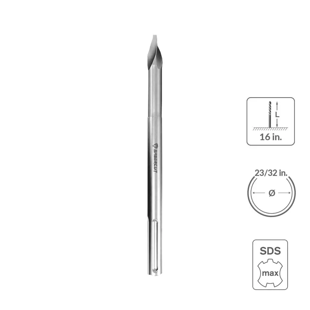 Sabercut 23/32 In. X 16 In. Sds Max Bull Point Chisel 1