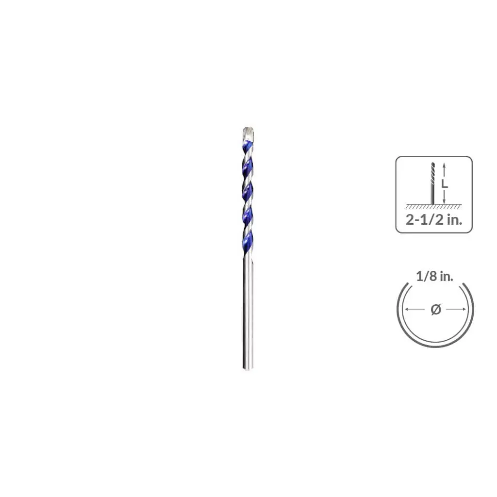 Sabercut 1/8" X 2-1/2" Multi-Material Drill Bit 1