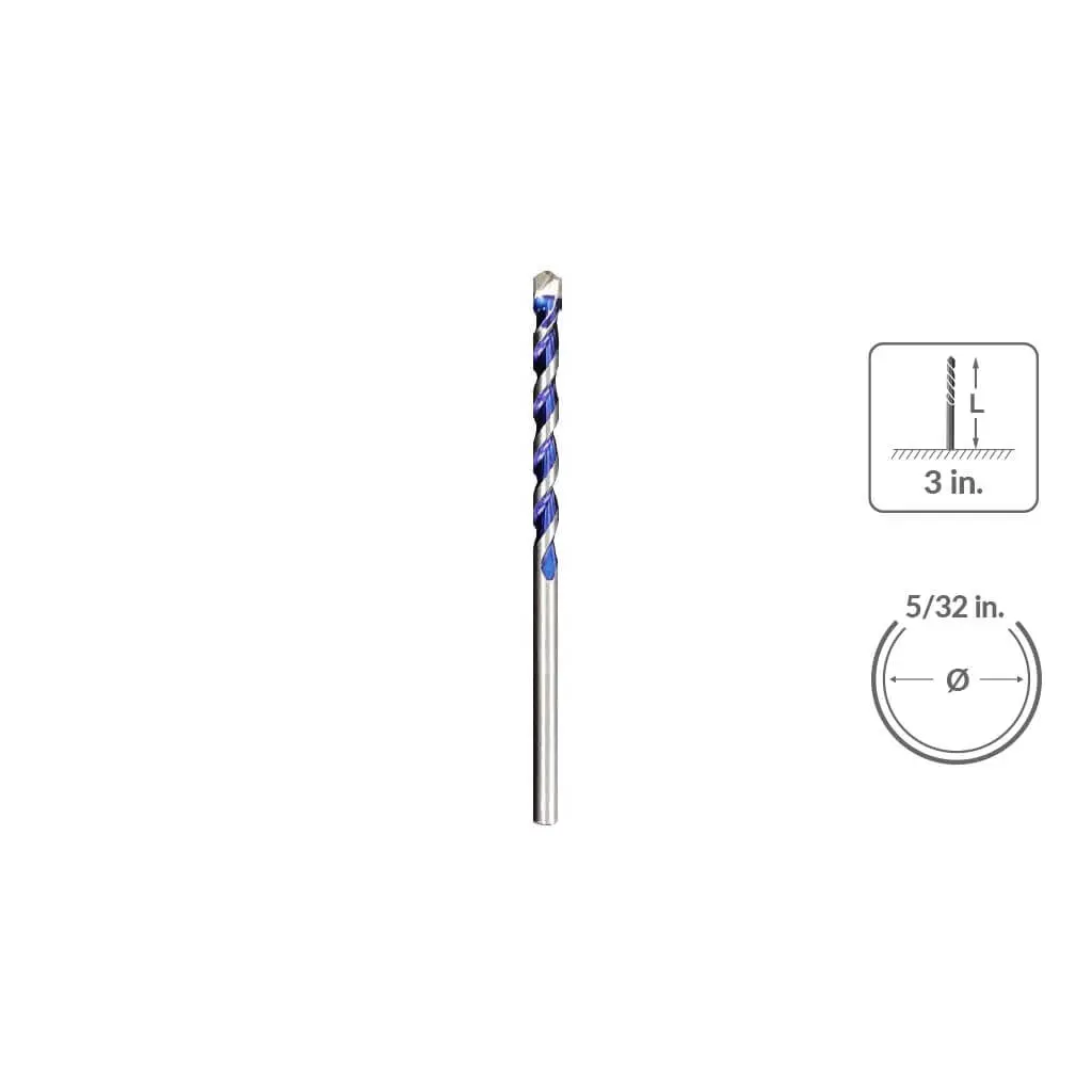 Sabercut 5/32" X 3" Multi-Material Drill Bit 1