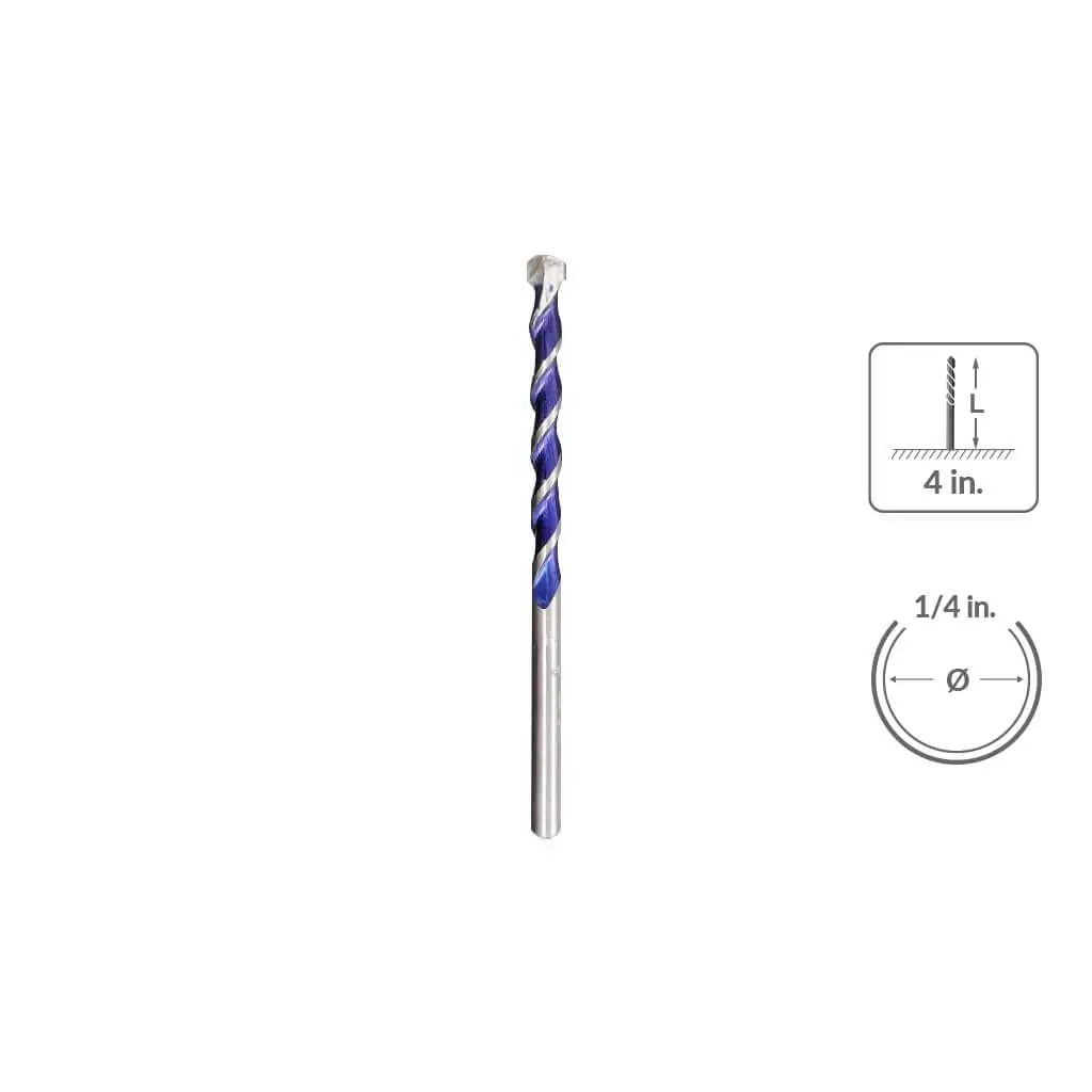 Sabercut 1/4" X 4" Multi-Material Drill Bit 1
