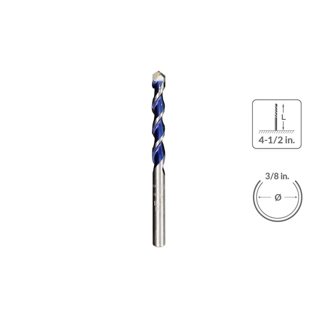Sabercut 3/8" X 4-1/2" Multi-Material Drill Bit 1