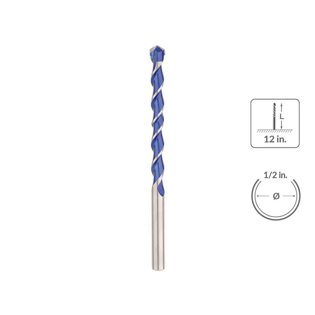 Sabercut 1/2" X 12" Multi-Material Drill Bit 1