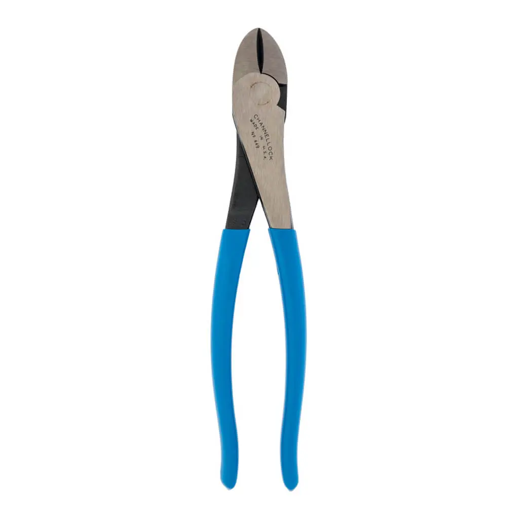 Channellock 449 9-1/2 In. High‑Leverage Curved Diagonal Cutting Pliers 1