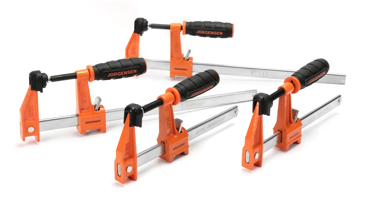 Jorgensen 6 In. X 600 Lbs Medium-Duty Steel Bar Clamp Set (4-Piece) 1