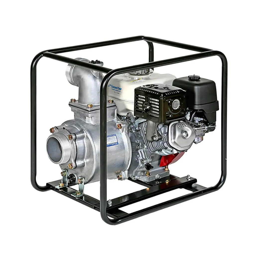 Tsurumi Te3-80Ha 3 In. 5.5 Hp Gas Engine Powered Pump 1