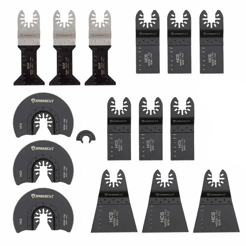 Sabercut 16-Piece Multi-Tool Blade Cutting Set 1