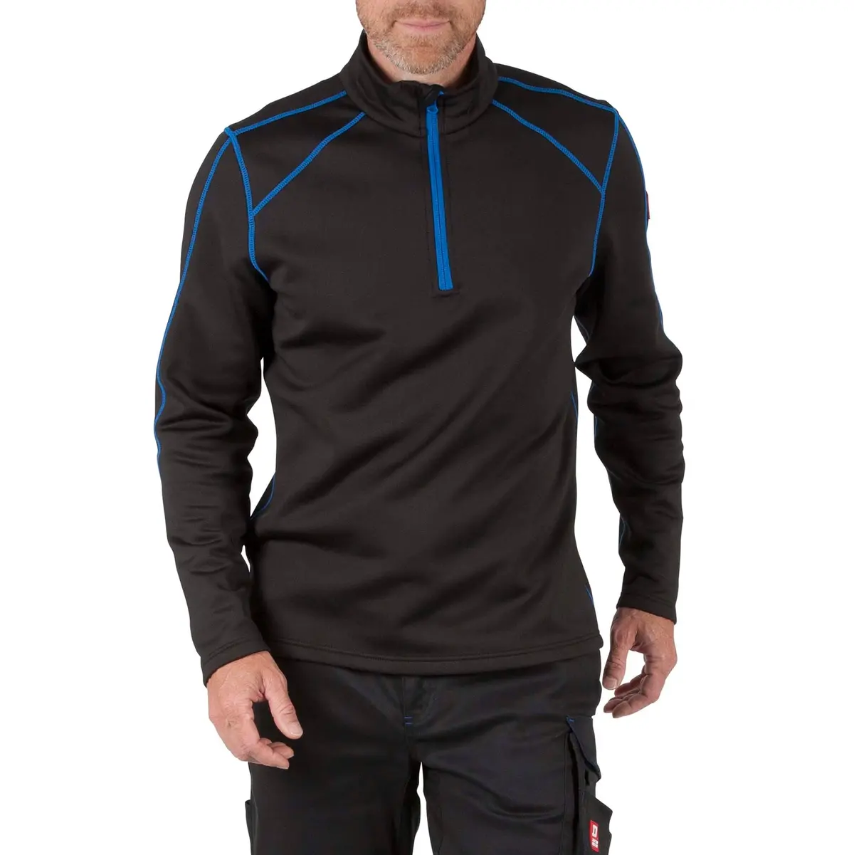 Duradrive Red Label Infinity 1/4 Zipper Top - Black 1