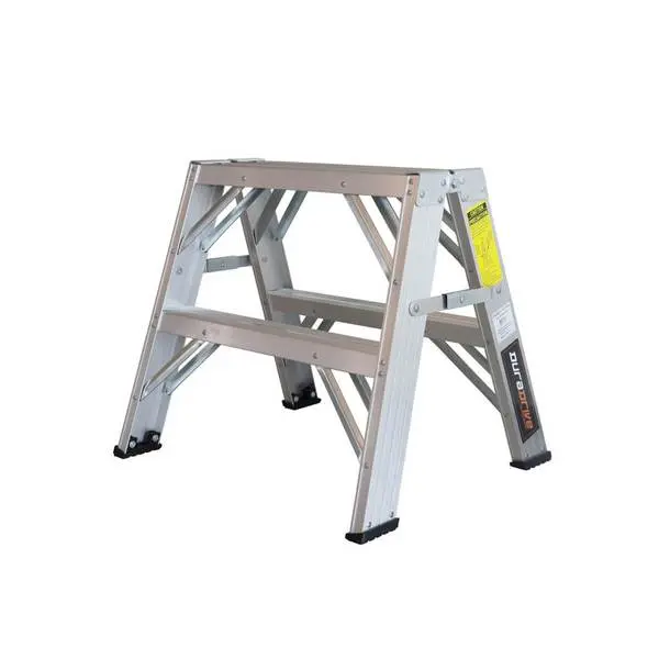 Duradrive 2' Aluminum Sawhorse Ladder, 300 Lbs. 1