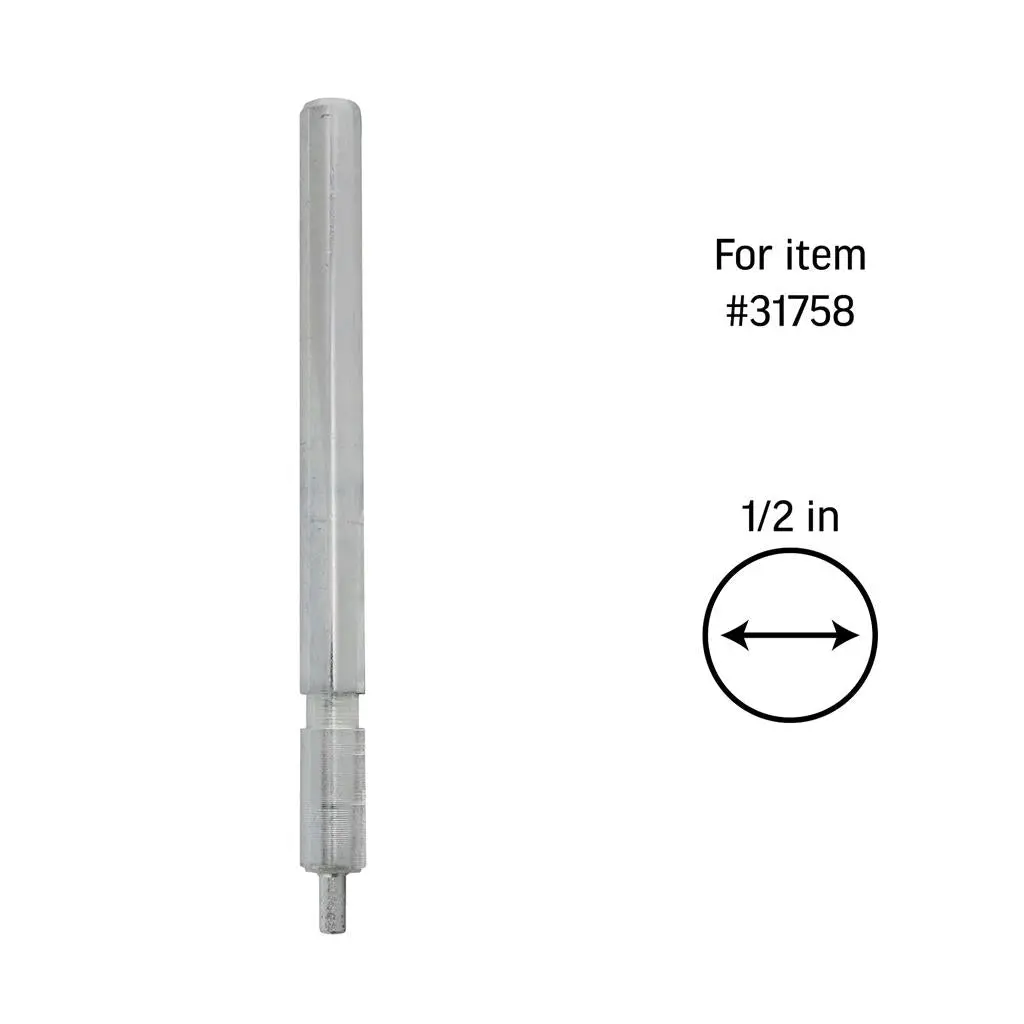 Duradrive 1/2 In Steel White Zinc Short Internally Threaded Expansion Drop-In Anchor Setting Tool 1