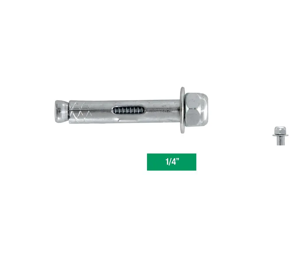 Duradrive 1/4 In 2-1/4 In Steel Sleeve Anchor - 100/Pack 1