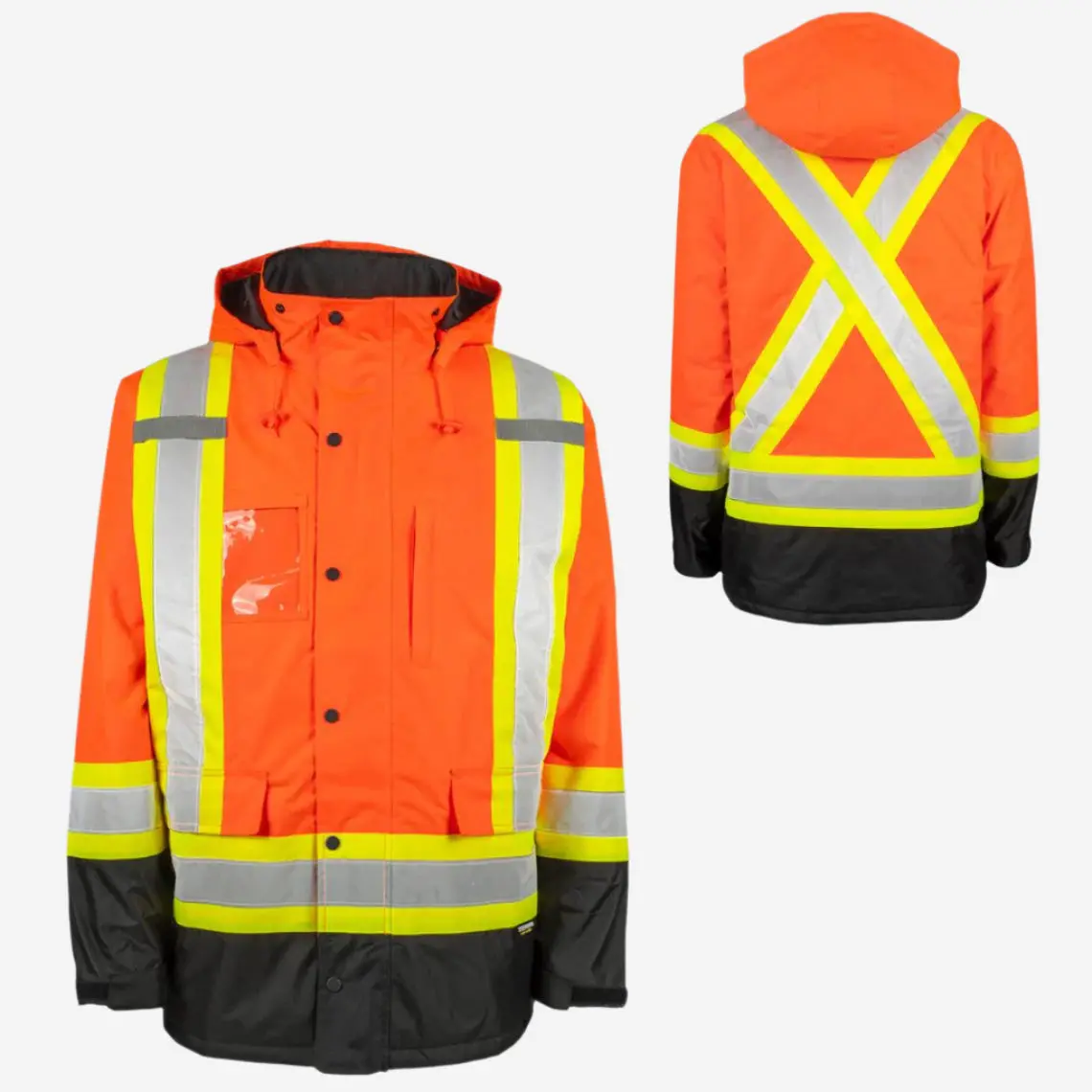 Terra 116504 Hi-Vis Insulated Water Resistant Parka 1