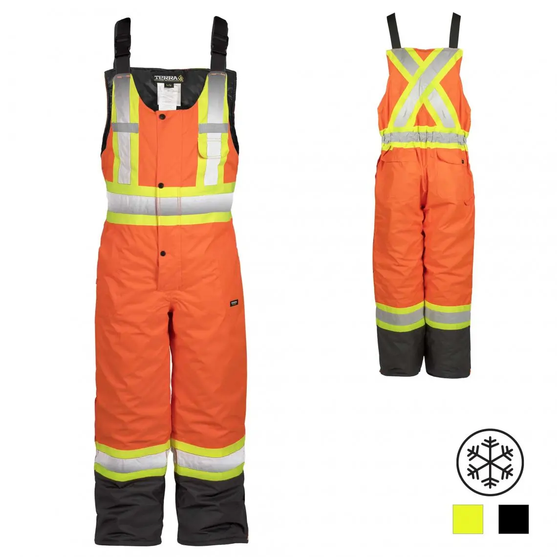 Terra 116507 Hi-Vis Insulated Water Resistant Overall 1