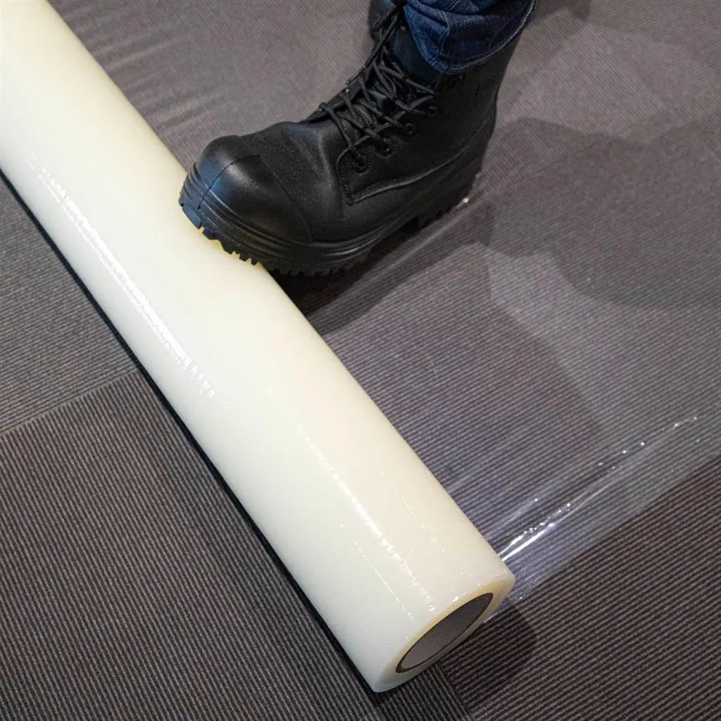 Gekko 36" X 500' Clear Protective Carpet Film 1