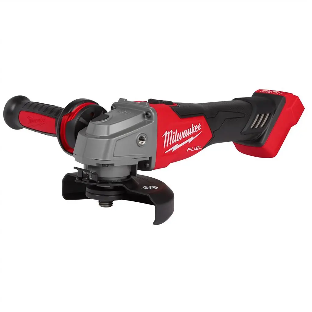 Milwaukee 2881-20 M18 Fuel 18-Volt Lithium-Ion 4-1/2 In. - 5 In. Cordless Brushless No-Lock Grinder With Slide Switch (Tool Only) 1