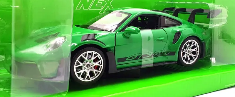 Welly Nex 1/24 Scale Diecast 24122W - Porsche 911 Gt3 Rs (992) - Green 1