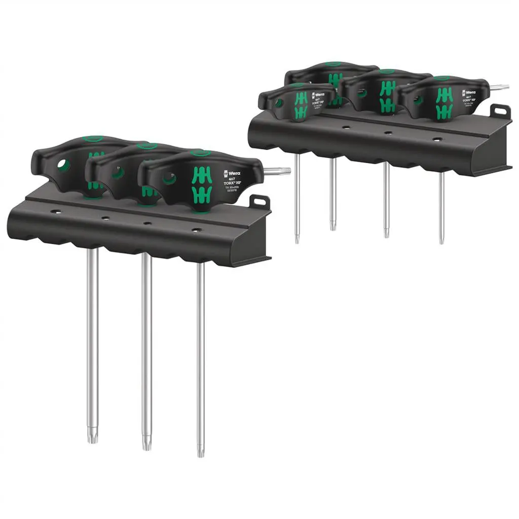 Wera 05023452001 467 Torx Hf T-Handle Torx Drive Screwdriver Set (7-Piece) 1