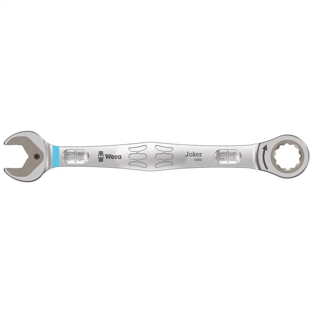 Wera 05073286001 6000 Joker Sw 11/16 In. Sb Imperial Ratcheting Combination Wrench 1