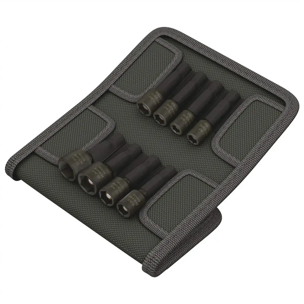 Wera 05073495001 869/4 M Set A Sb Magnetic Nut Setter Set (8-Piece) 1