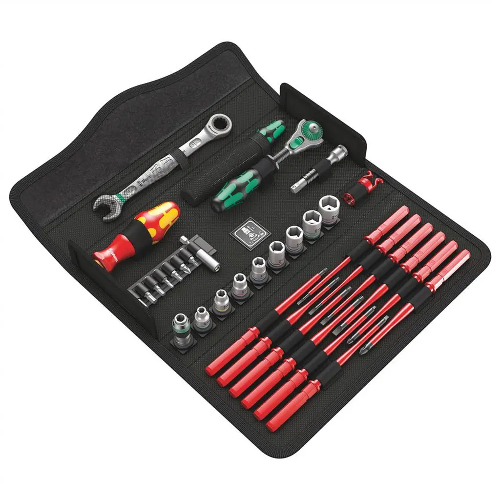 Wera 05135871001 Kraftform Kompakt W 1 Imperial Maintenance Tool Set (35-Piece) 1