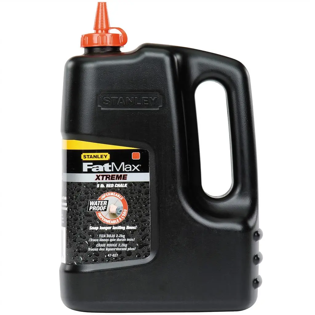 Stanley 47-827 5 Lb. Fatmax Xtreme Permanent Red Chalk Powder 1