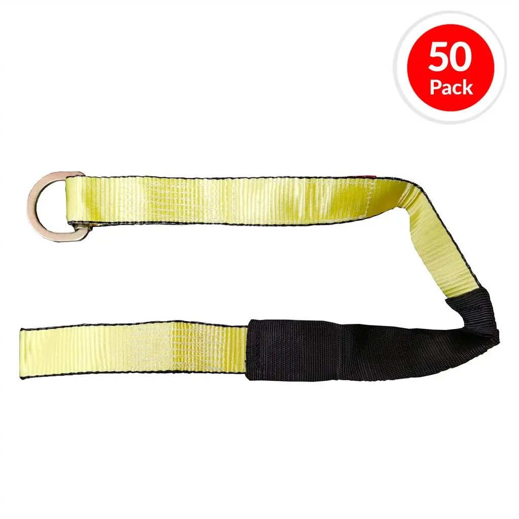 Pro Sling & Safety 2 In. X 42 In. High-Rise Safety Strap With Wear Pad And D-Rings (50-Pack) 1