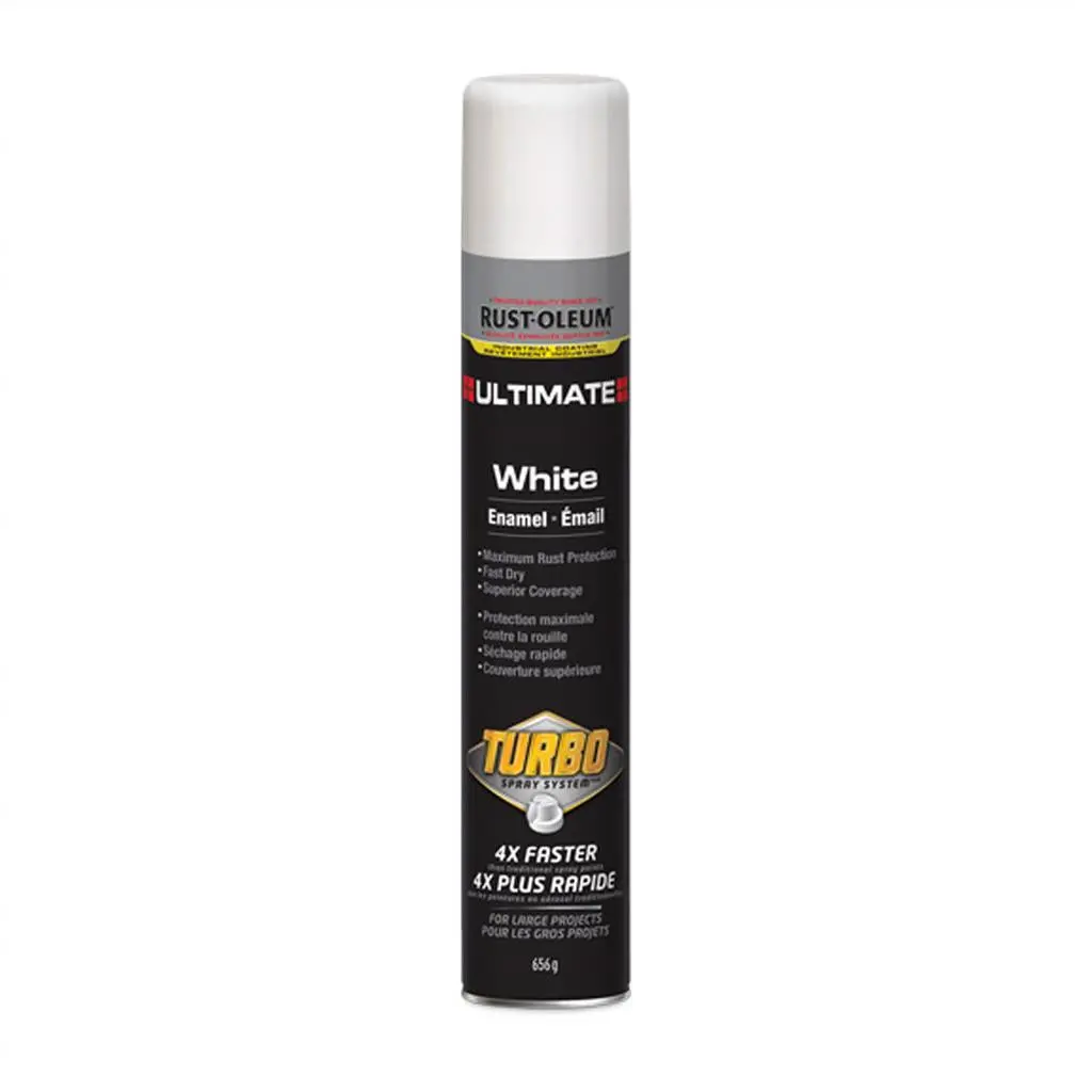 Rust-Oleum 352466 656 G Gloss White High-Performance Ultimate Turbo Enamel Spray 1