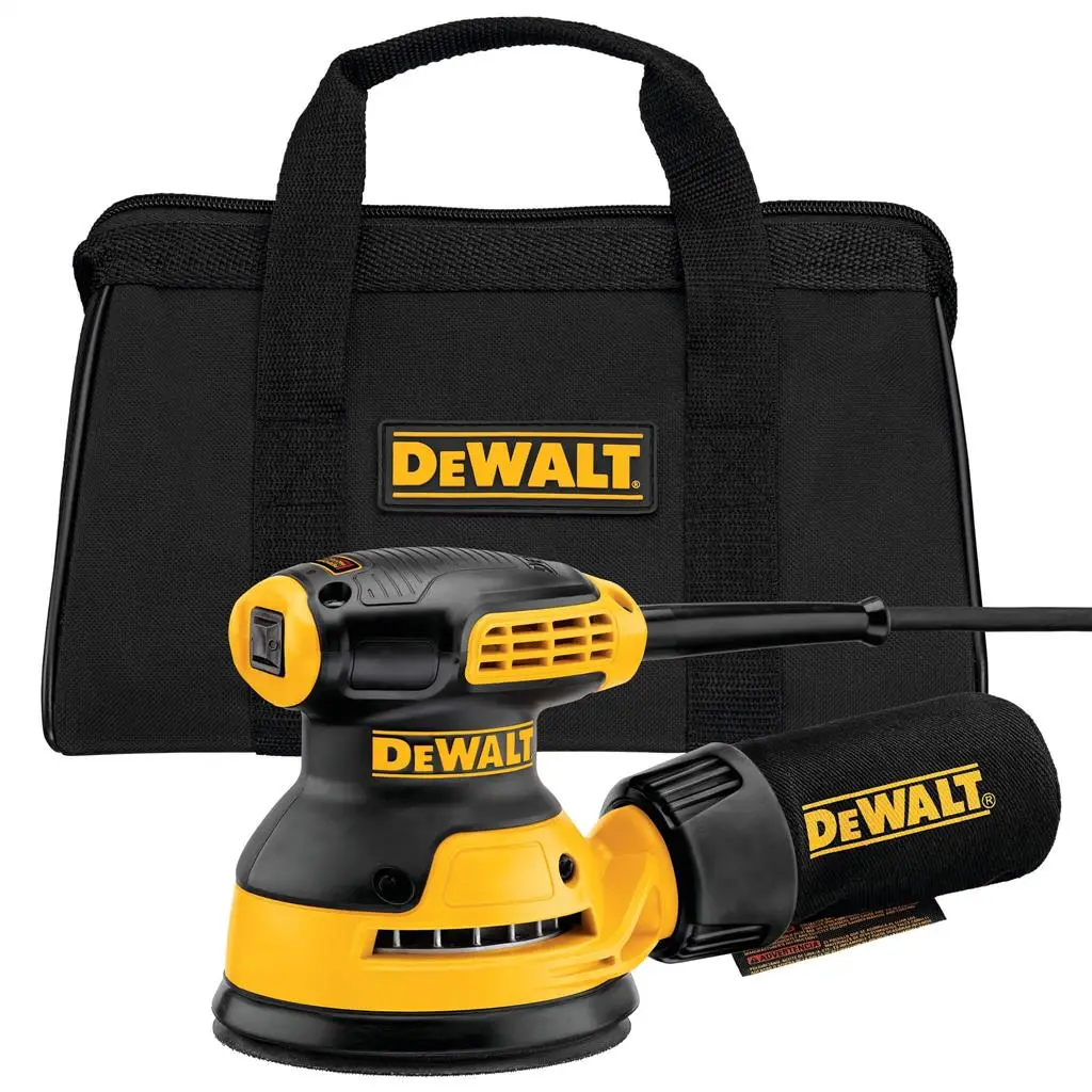 Dewalt Dwe6421 3-Amp 5 In. Corded Single Speed Random Orbit Sander With Hook & Loop Pad 1