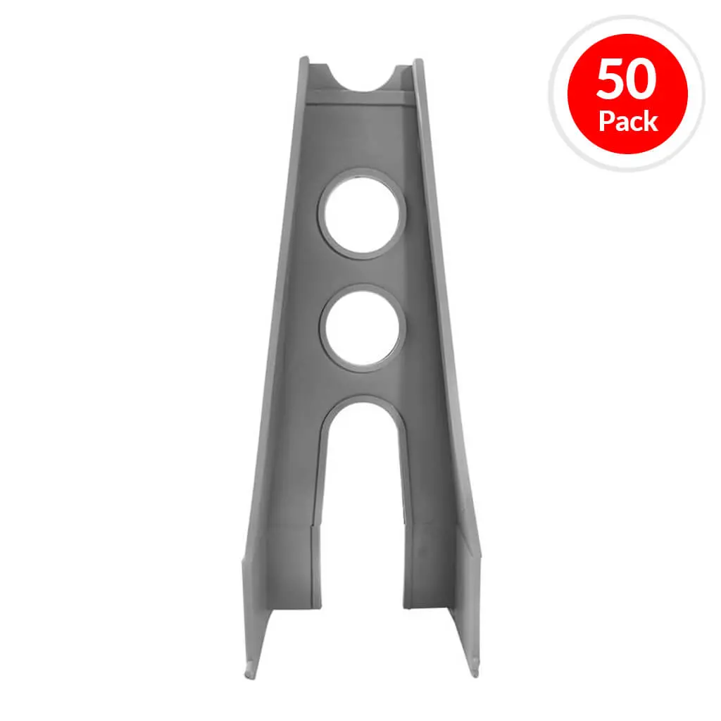 Art Mould 9-1/2 In. Plastic Rebar Linden Chair (50-Pack) 1