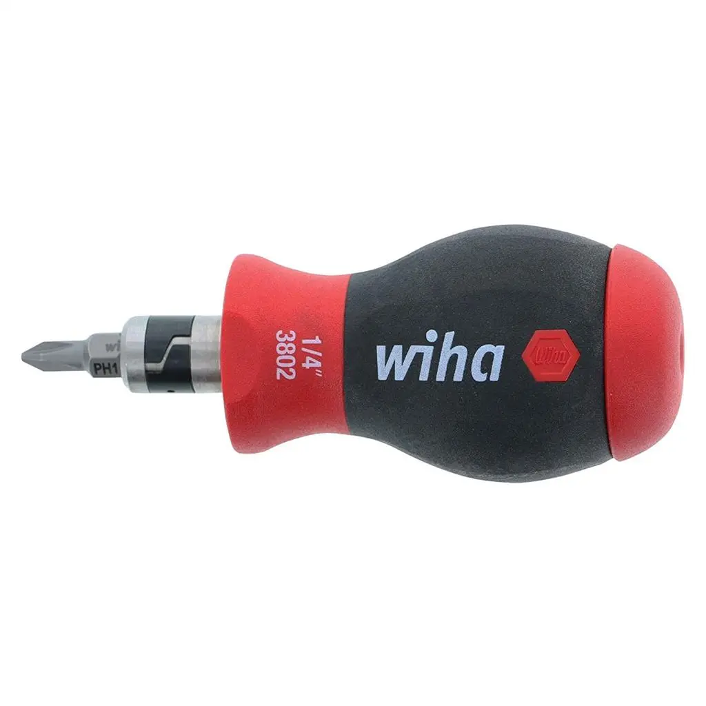 Wiha 38090 14-In-1 Softfinish Stubby Multi-Driver 1