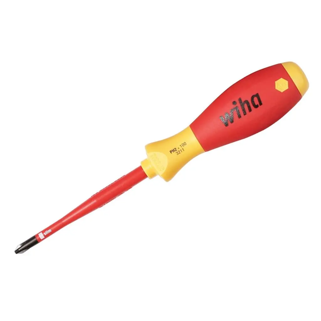 Wiha 32146 #2 X 100 Mm Insulated Slimline Phillips Screwdriver 1